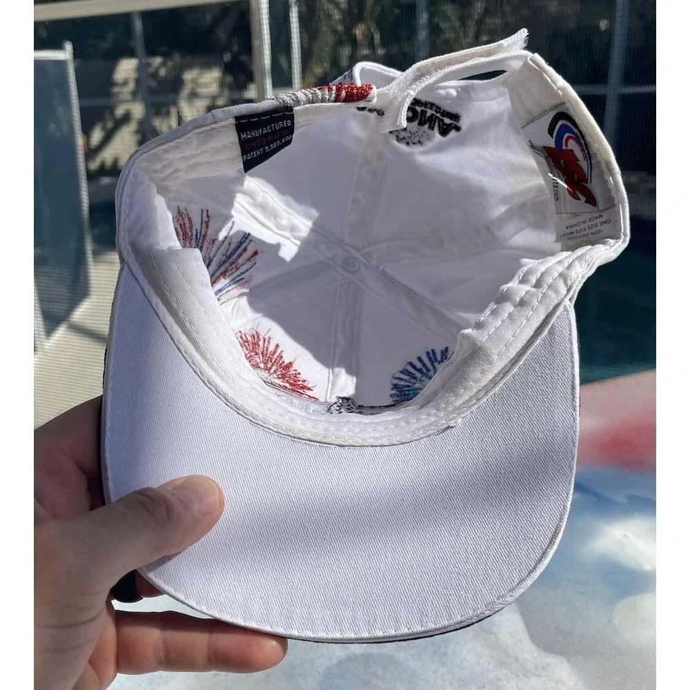 Nascar Daytona 400 Coke Zero 7-7-2012 Hat Cap Fireworks Patriotic Adjustable